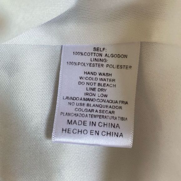 listicle White Medallion Print Off Shoulder Mini Dress Small - Picture 6 of 6